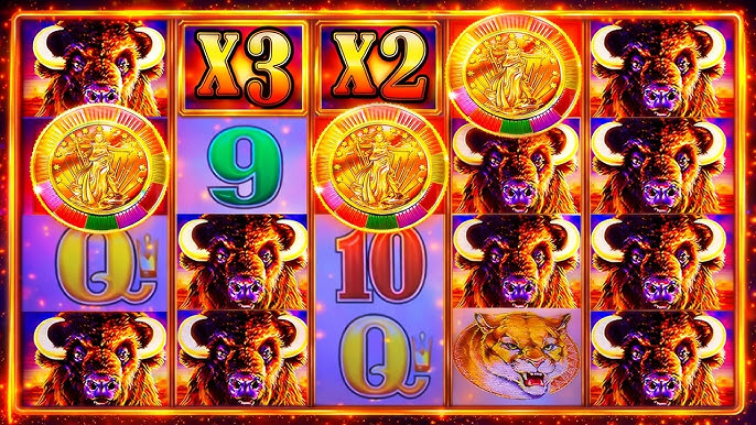 Buffalo Slots Base Game Reels