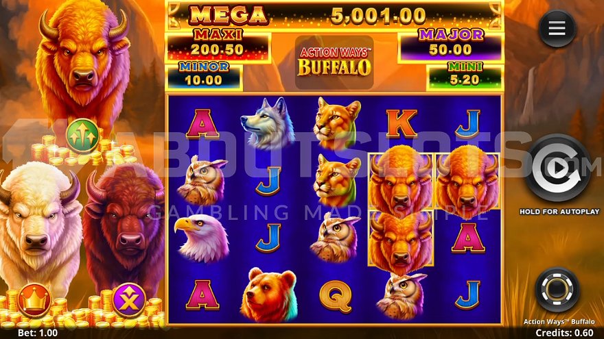 Buffalo Slots Free Spins Bonus Round